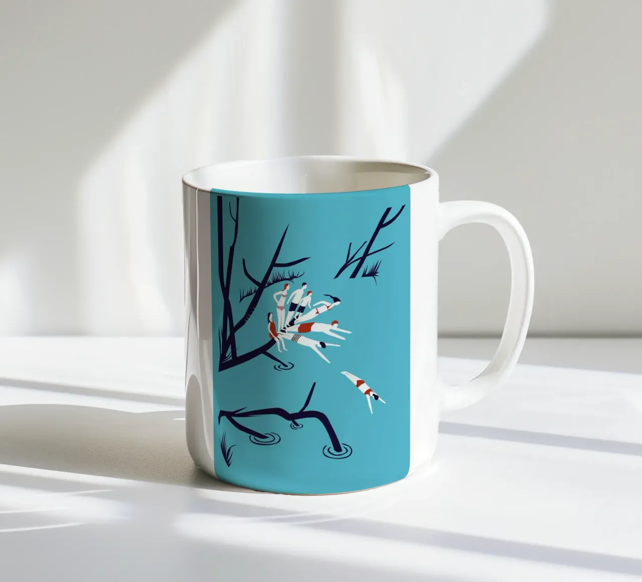 The End of Summer Keramik Tasse von Monika Aichele
