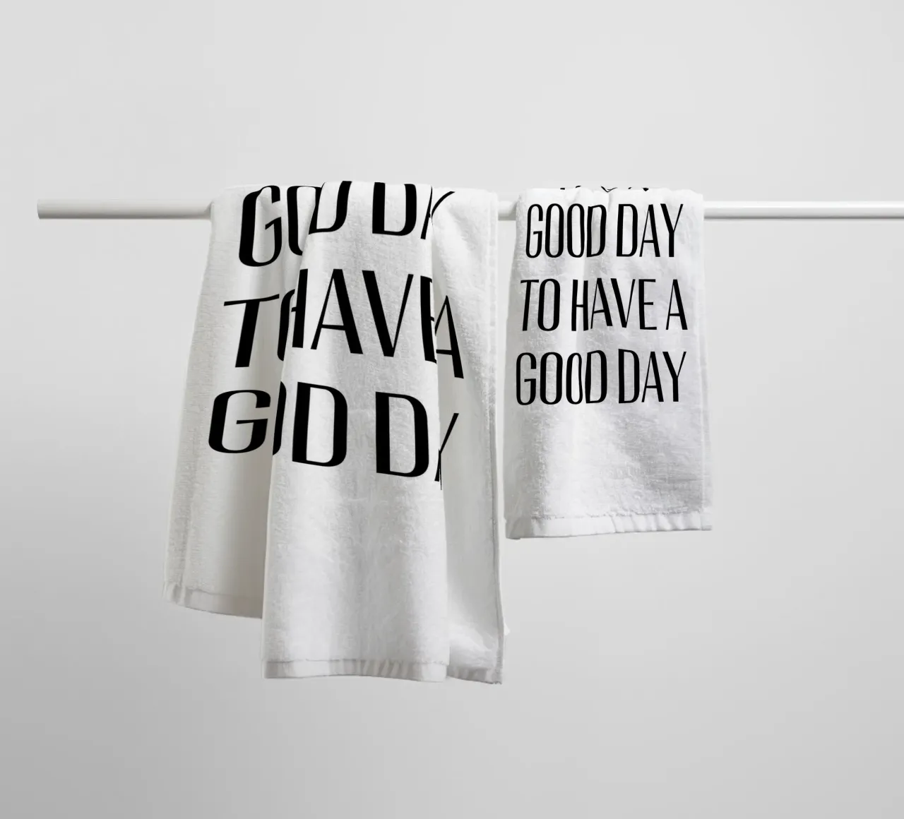 It's a good day to have a good day asciugamano da bagno da Typo Designs