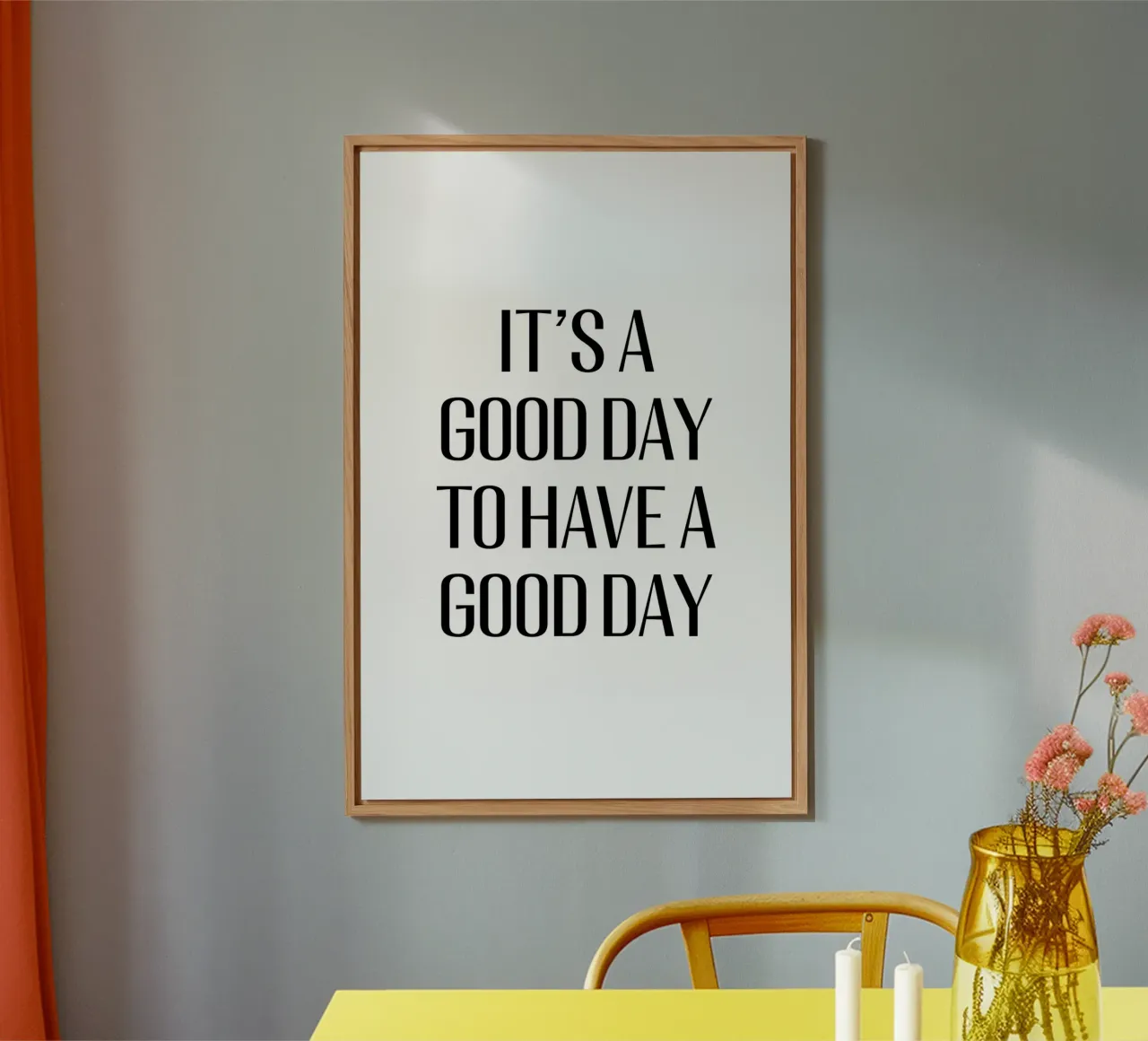 It's a good day to have a good day alluminio dibond da Typo Designs