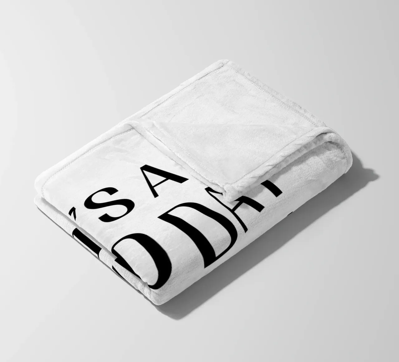 It's a good day to have a good day coperta in pile da Typo Designs