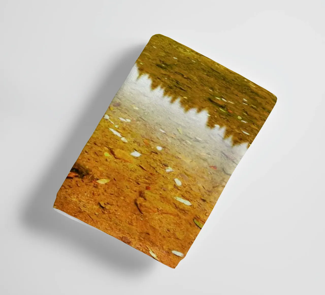 Reflection of the forest in the "small lake" Oberwiesenthal towel by Marcus Beckert | Fotografie