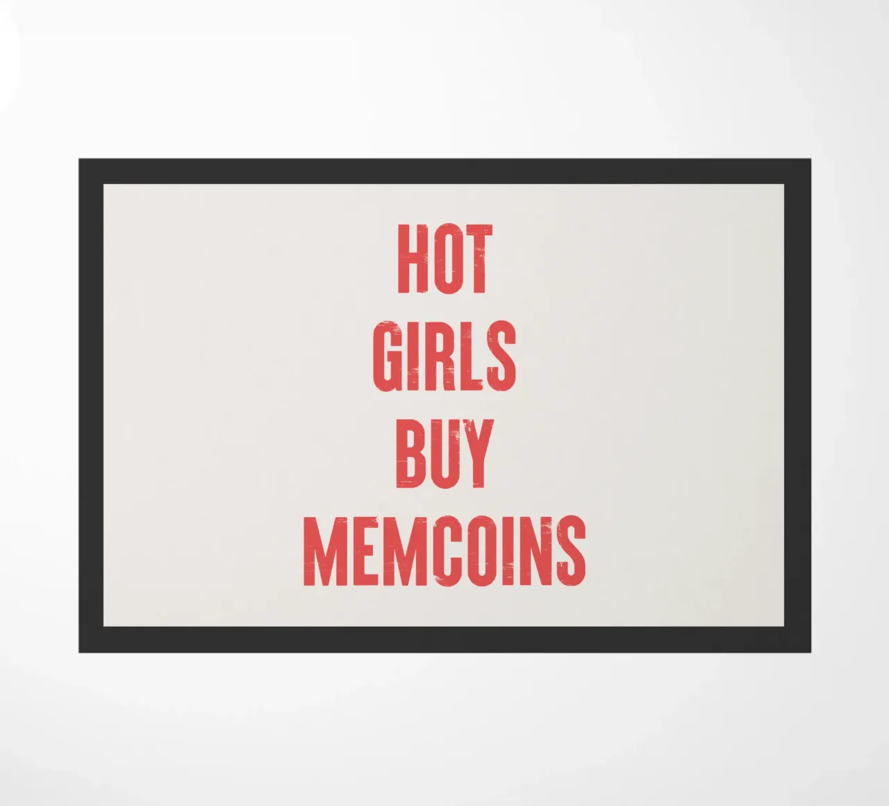 Le ragazze sexy comprano i Memcoin zerbino da Vintagrafica