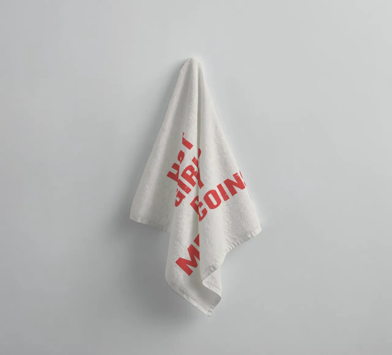 Hot Girls Buy Memcoins towel by Vintagrafica