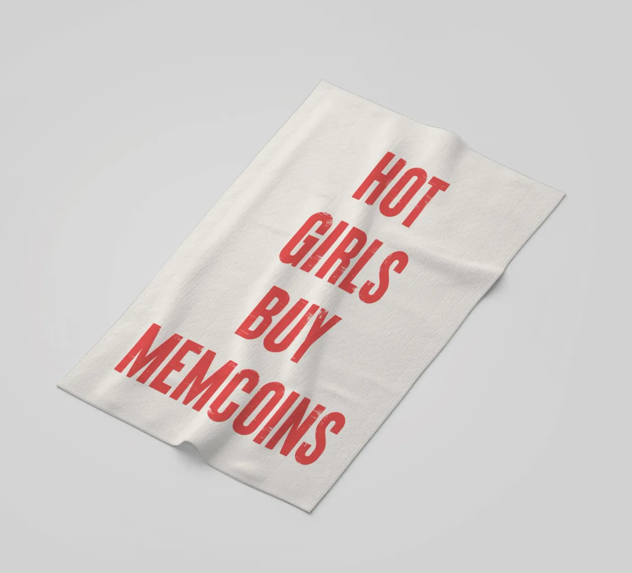 Hot Girls Buy Memcoins beach towel by Vintagrafica
