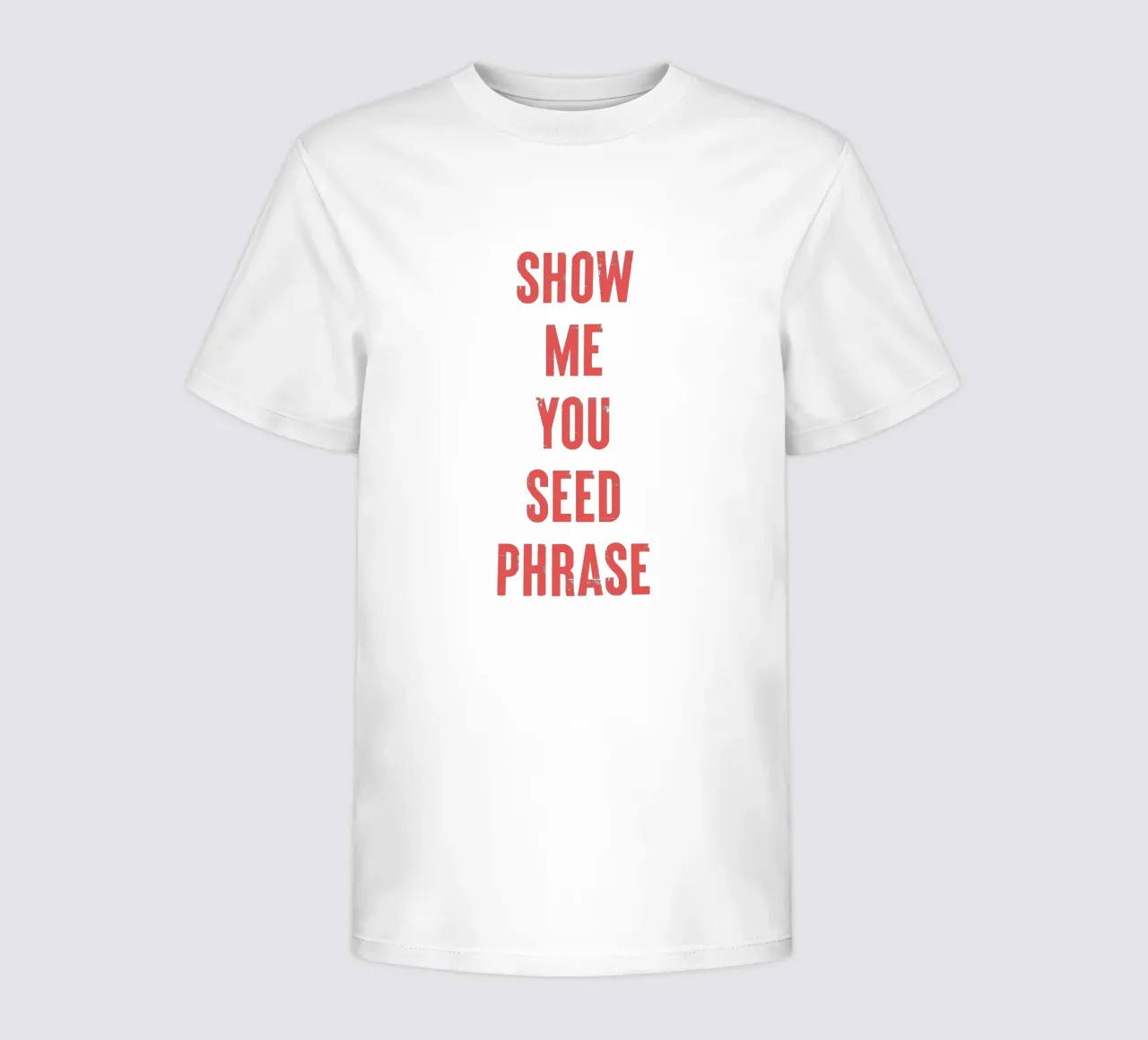 Show Me Your Seed Phrase kids t-shirt by Vintagrafica