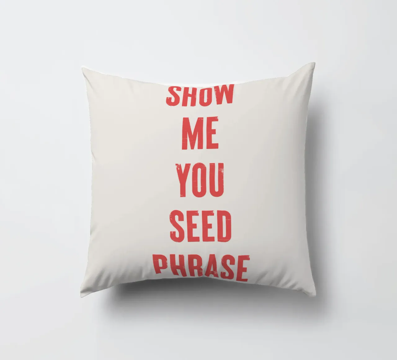 Mostrami la tua frase sui semi cuscino da Vintagrafica