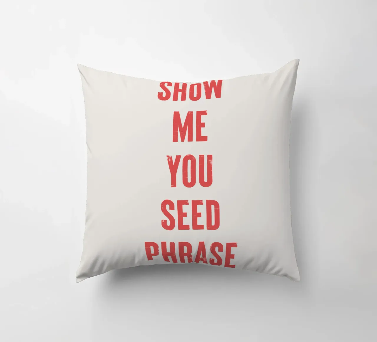 Mostrami la tua frase sui semi cuscino da Vintagrafica