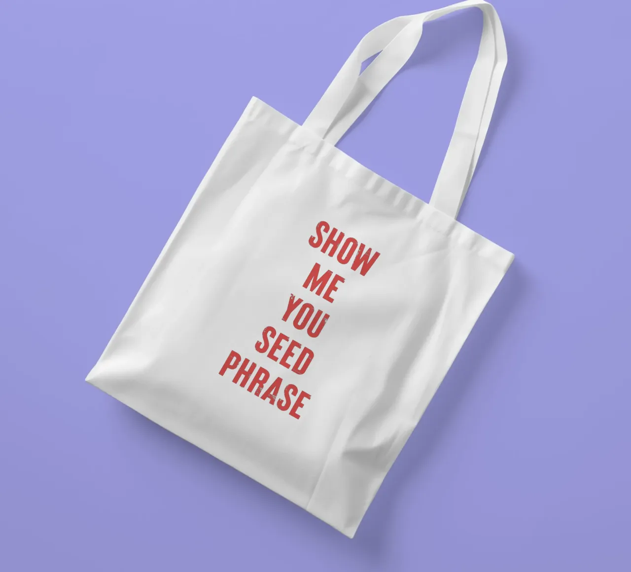 Show Me Your Seed Phrase tote bag by Vintagrafica