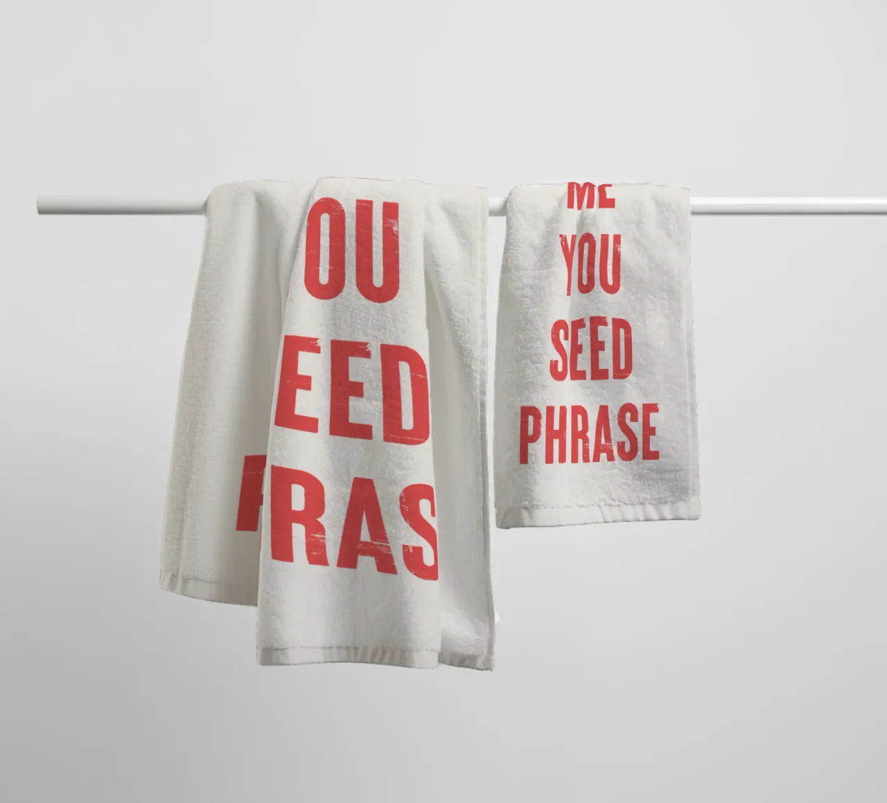 Enséñame tu frase semilla toalla de baño de Vintagrafica