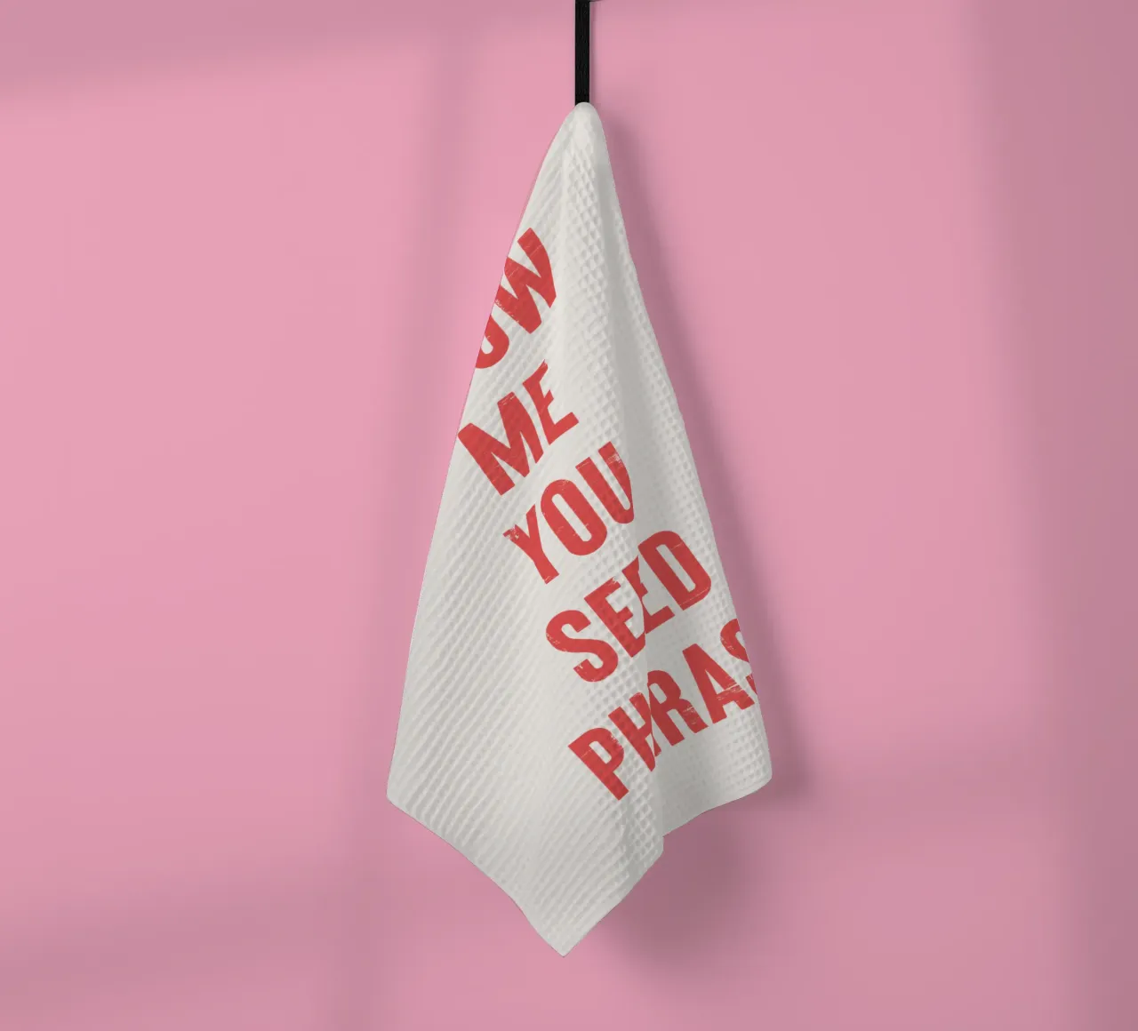 Enséñame tu frase semilla paño de cocina de Vintagrafica