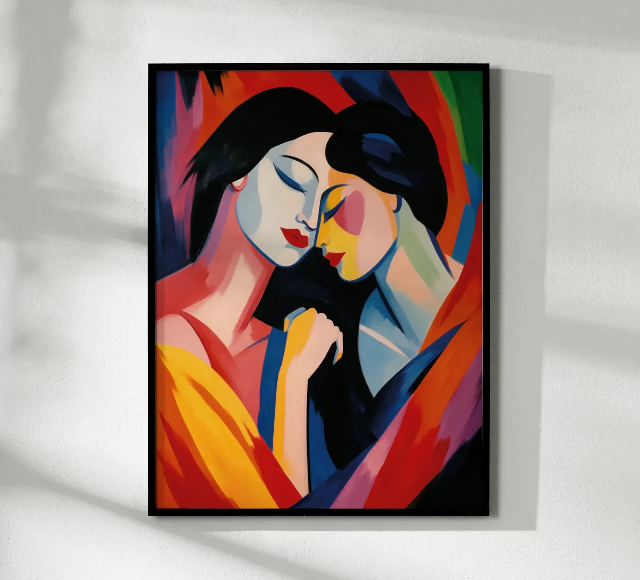 Insieme - L'amore lesbico nella pittura espressionista carta hahnemühle da Autofocus