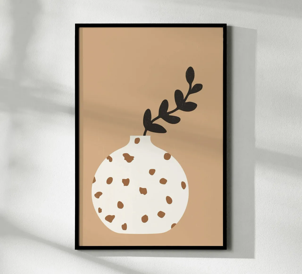 vase terrazzo mocha poster da STUDIO 4H37