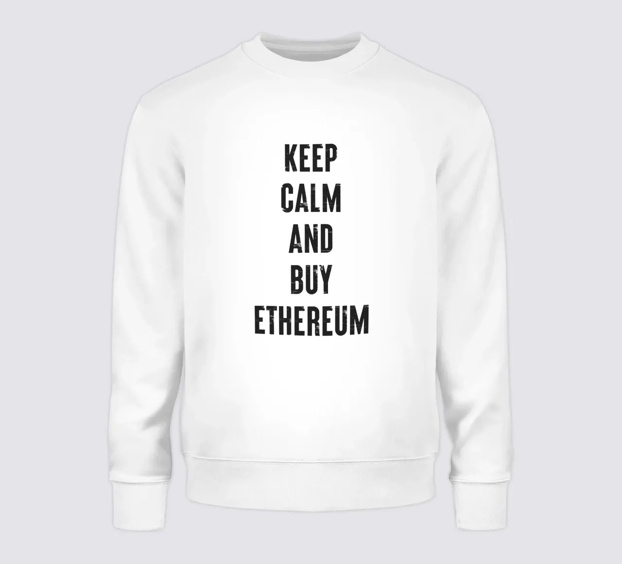 Mantenere la calma e acquistare Ethereum felpa da Vintagrafica