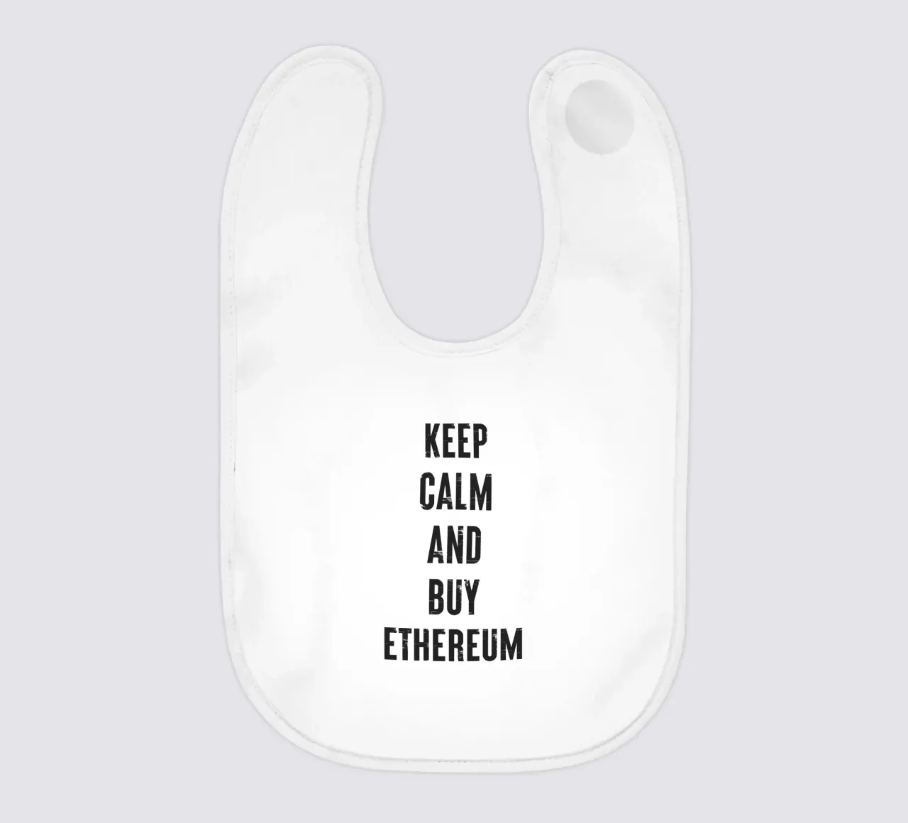 Mantenere la calma e acquistare Ethereum bavaglino da Vintagrafica