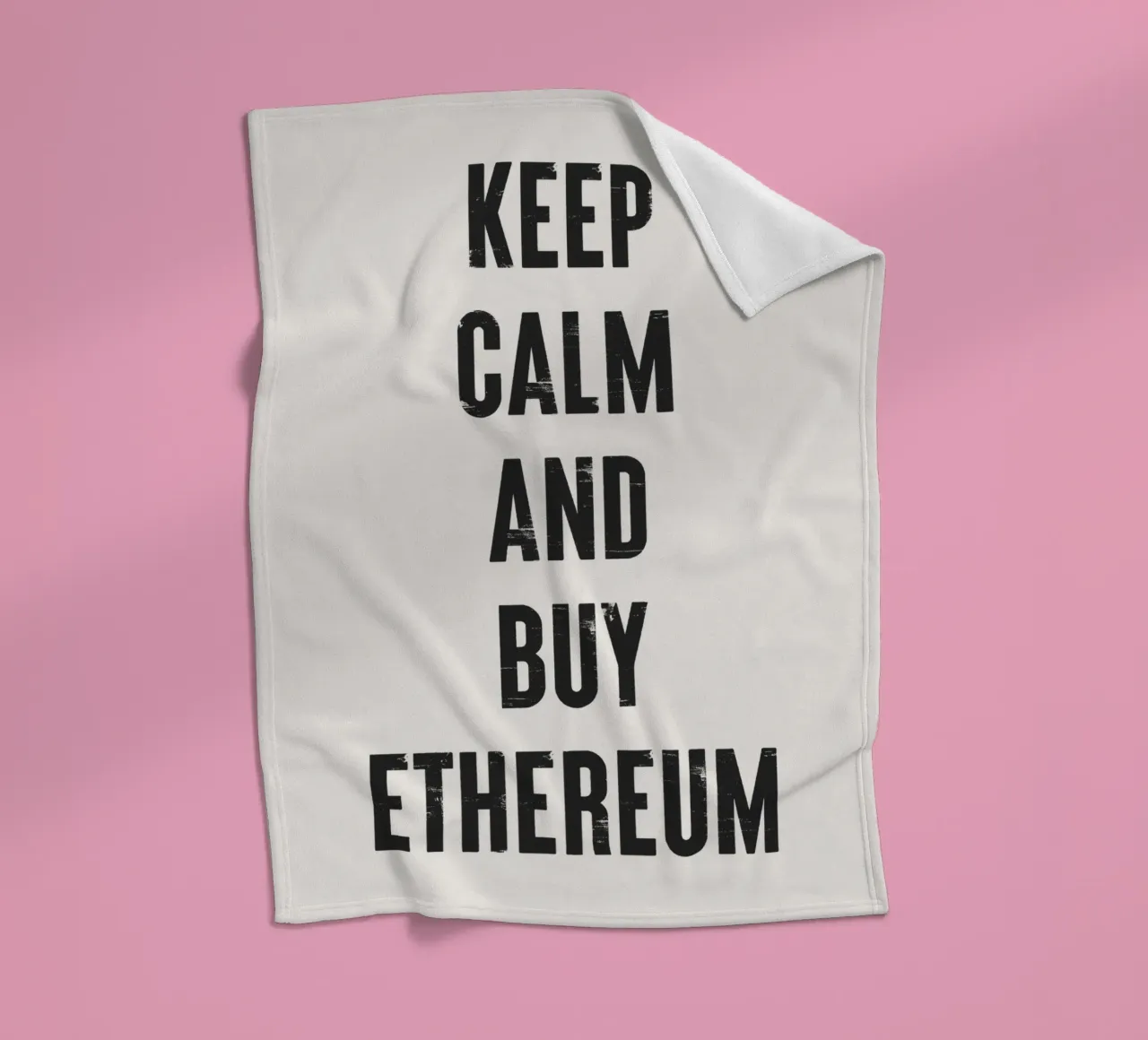 Mantenere la calma e acquistare Ethereum coperta in pile da Vintagrafica