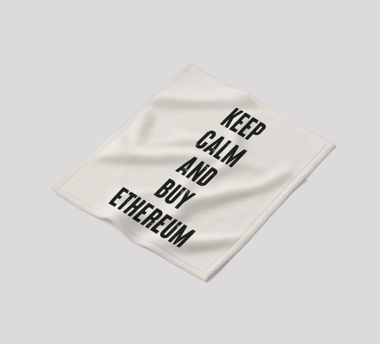 Mantenere la calma e acquistare Ethereum coperta in pile da Vintagrafica