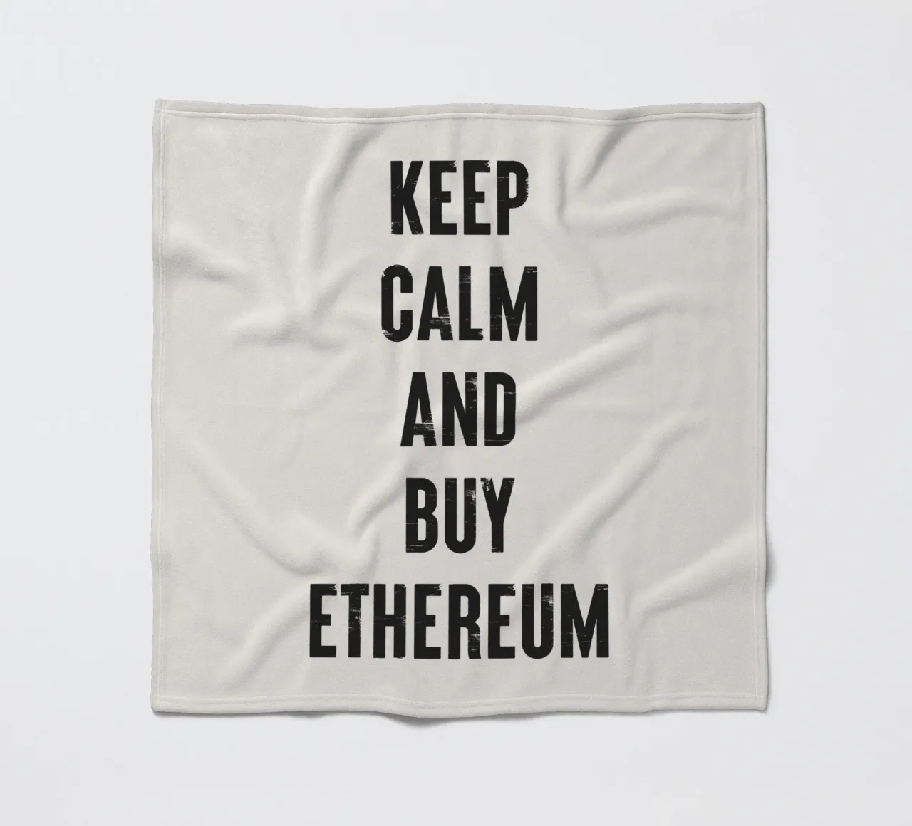 Mantenere la calma e acquistare Ethereum coperta in pile da Vintagrafica