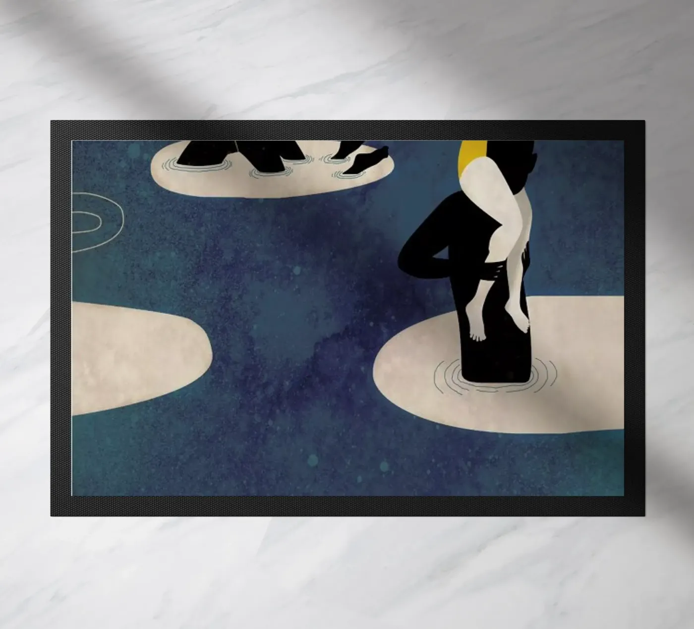 Badetag doormat by Lesja Chernish