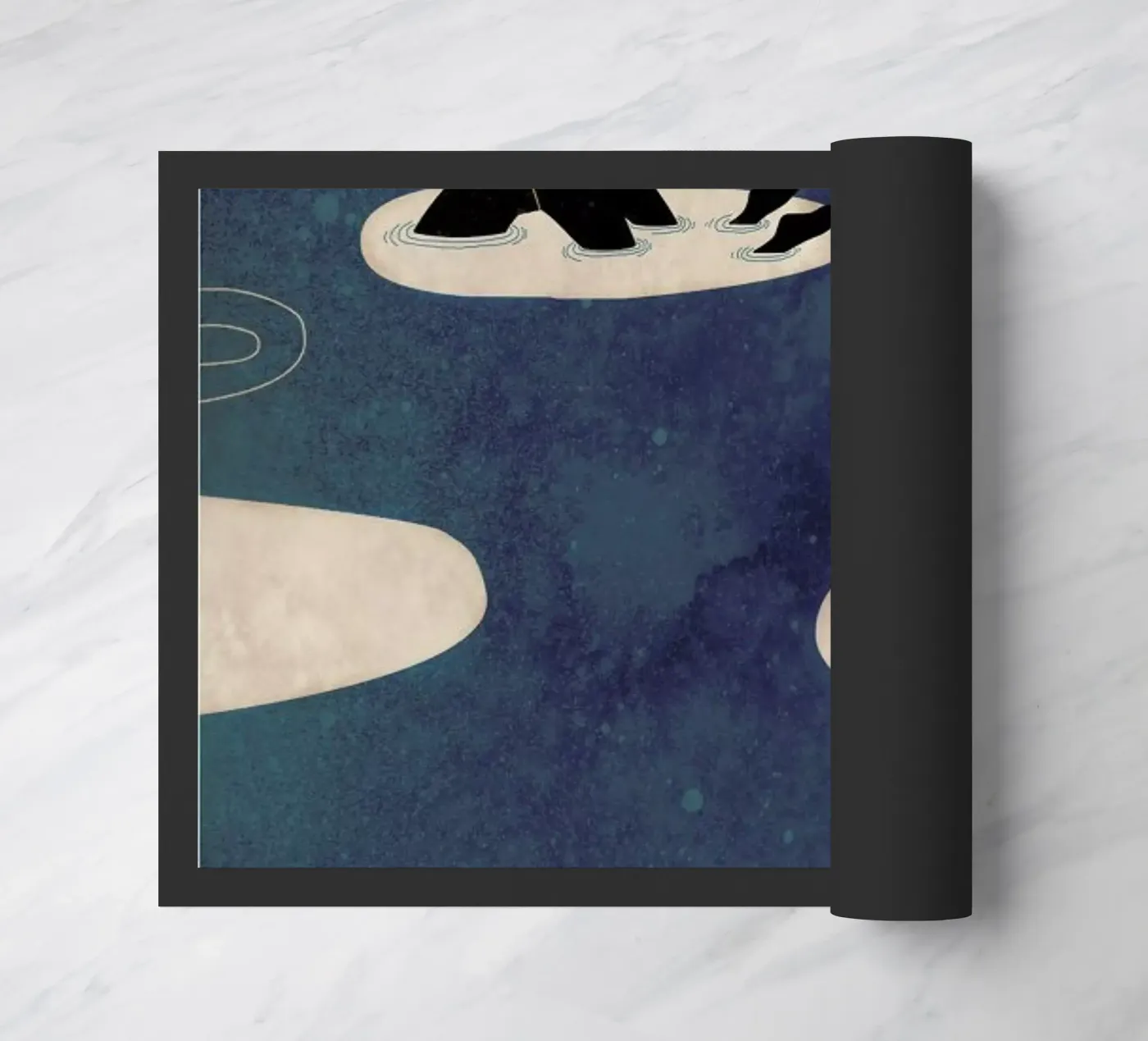 Badetag doormat by Lesja Chernish