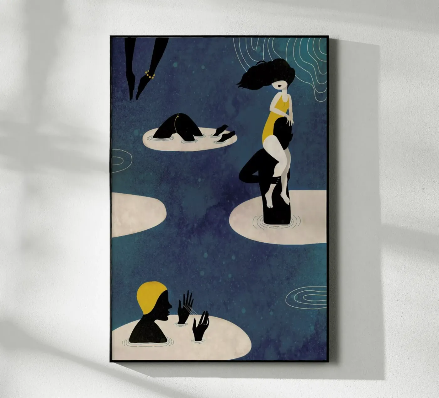 Badetag acrylic glass by Lesja Chernish