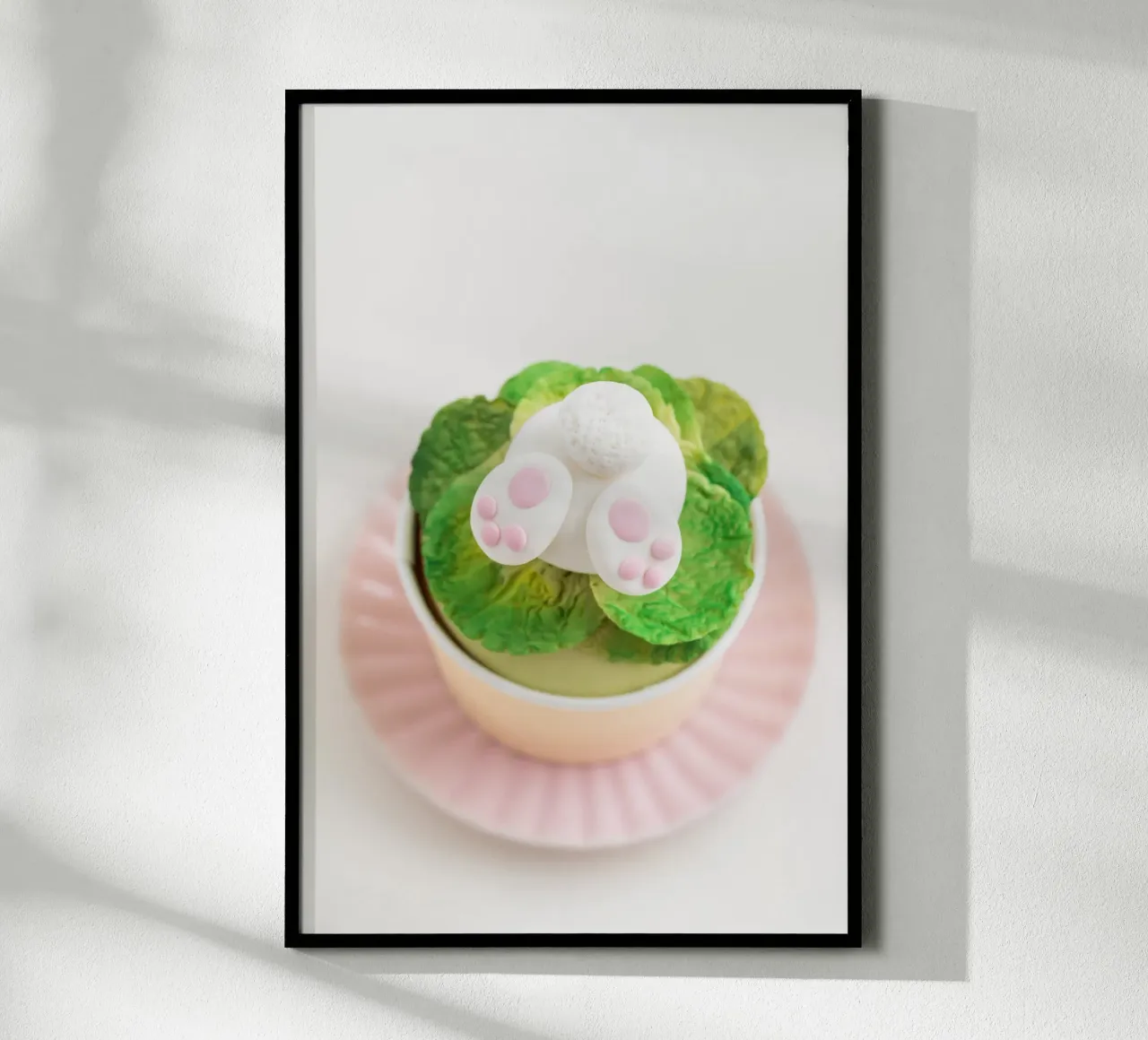 Cupcake con coniglietto pasquale poster da foodphotolove