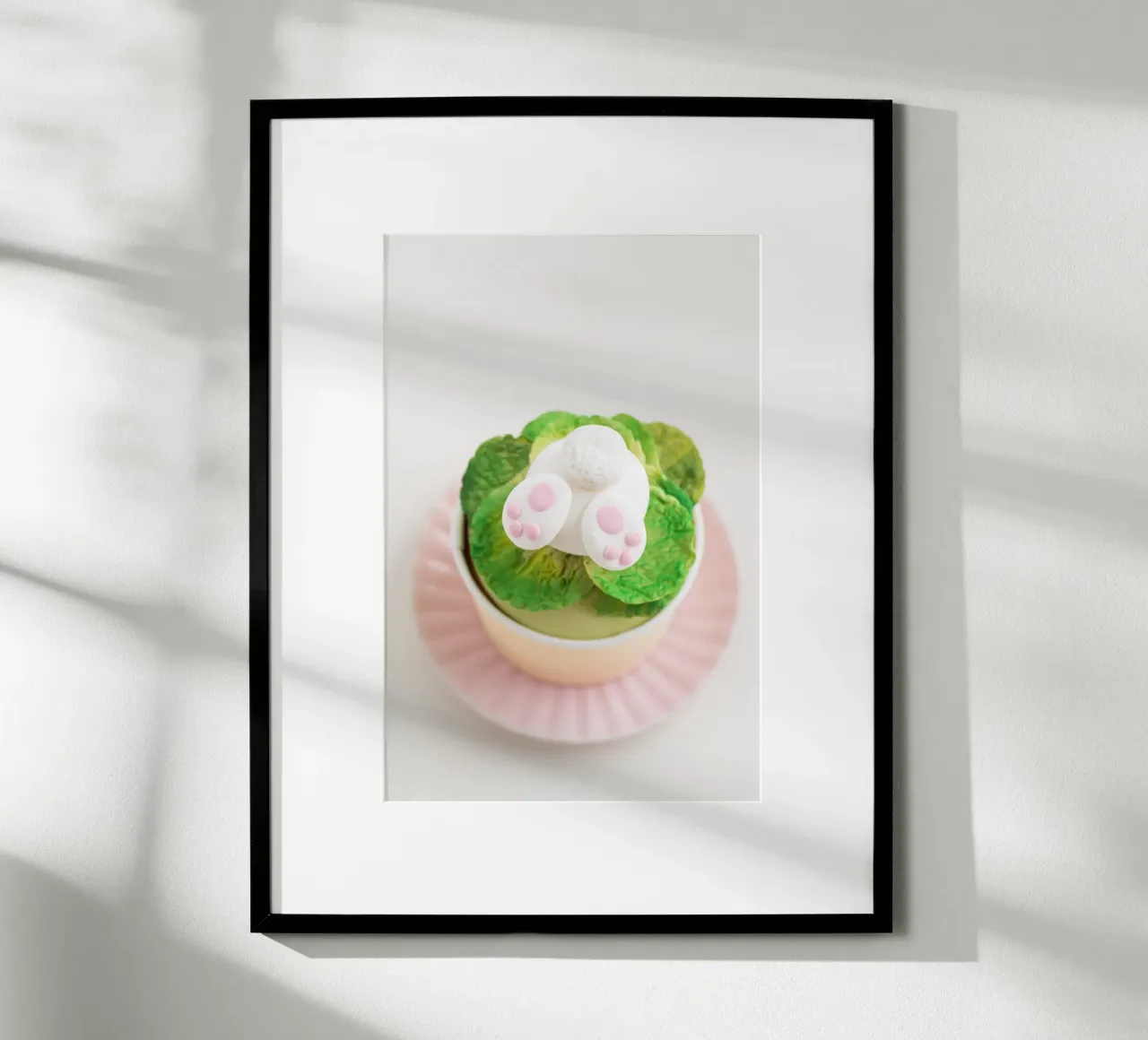 Cupcake con coniglietto pasquale poster da foodphotolove