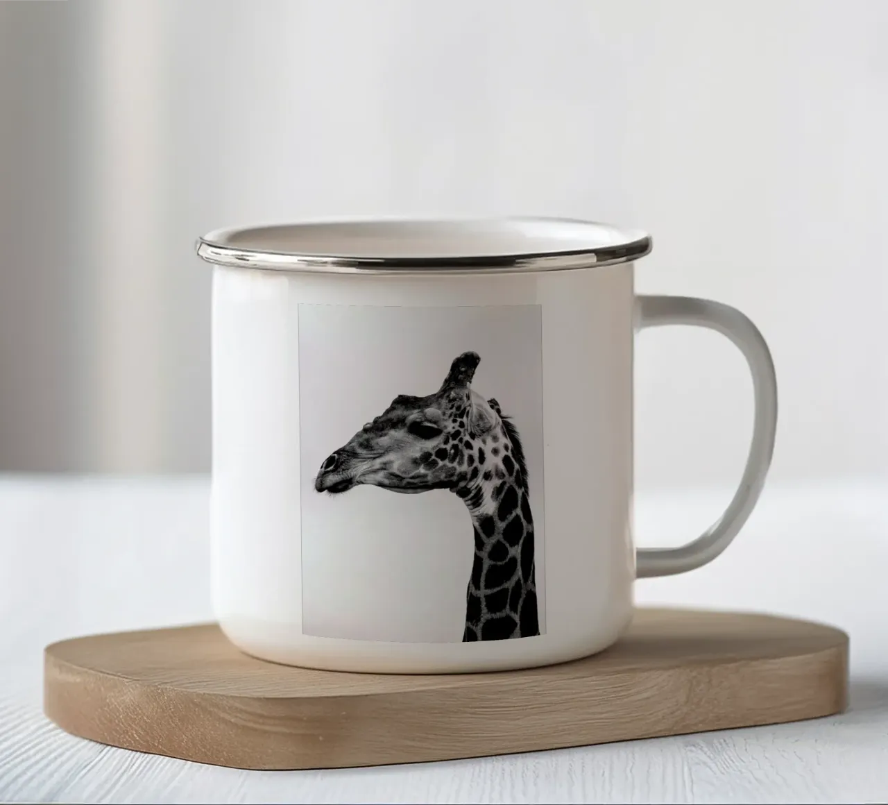 Giraph tazza in smalto da Shot By Clint