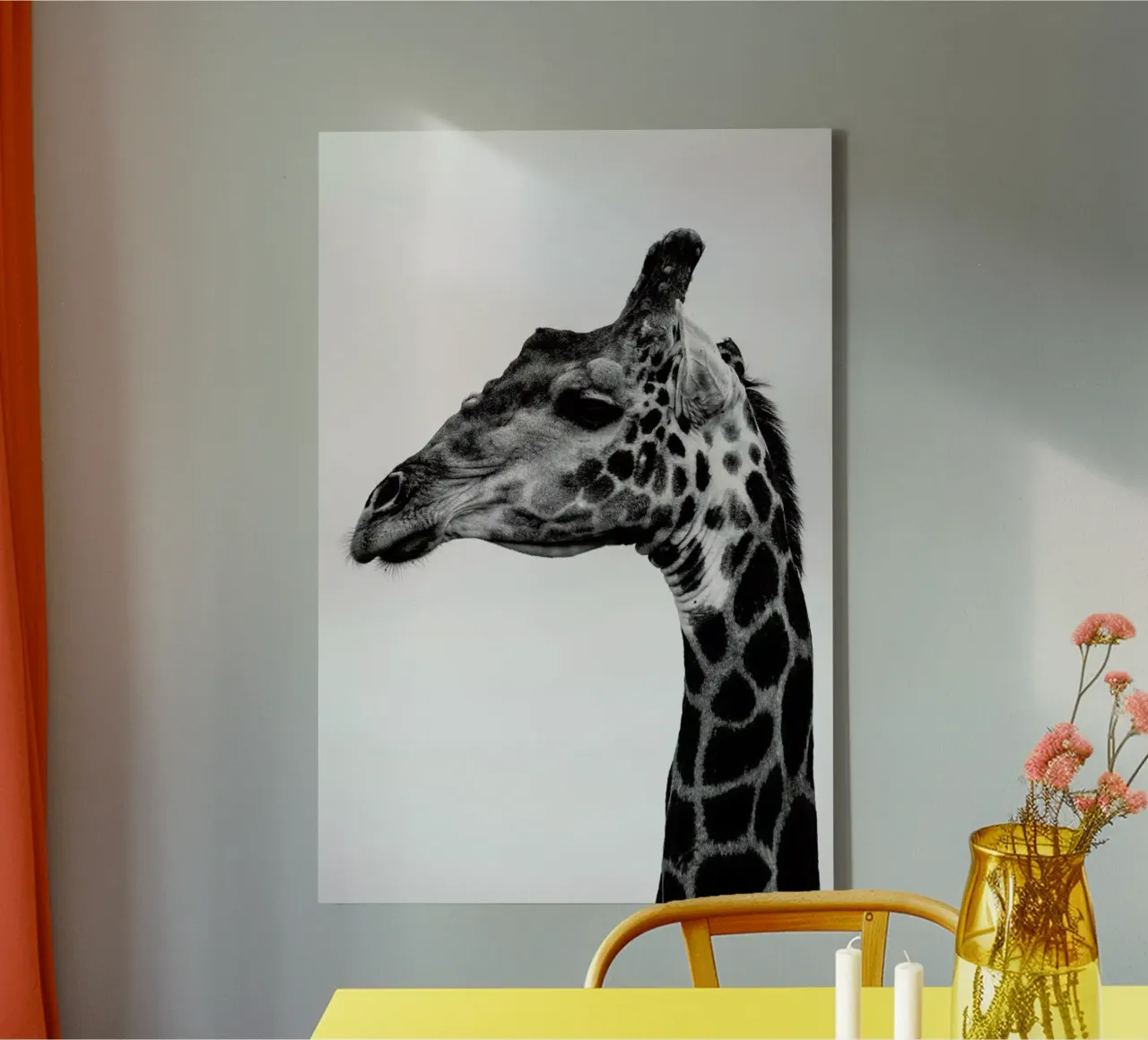 Giraph tela con Cornice a cassetta da Shot By Clint