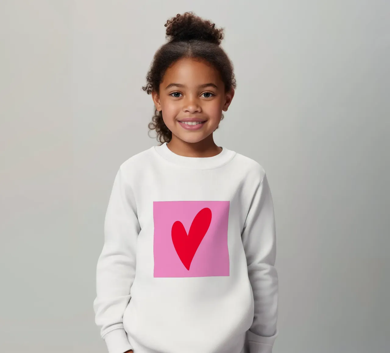 Cuore minimo felpa bambino da Wackapacka