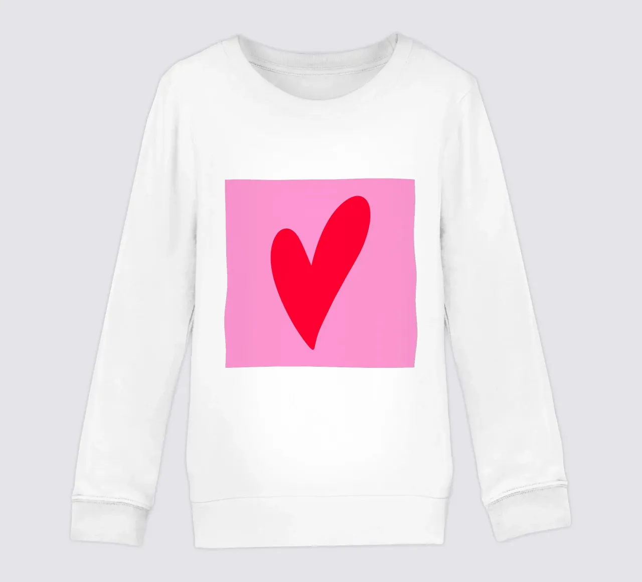Cuore minimo felpa bambino da Wackapacka