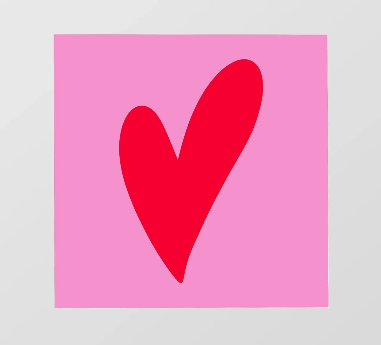 Coeur minimal film rétro-éclairé de Wackapacka