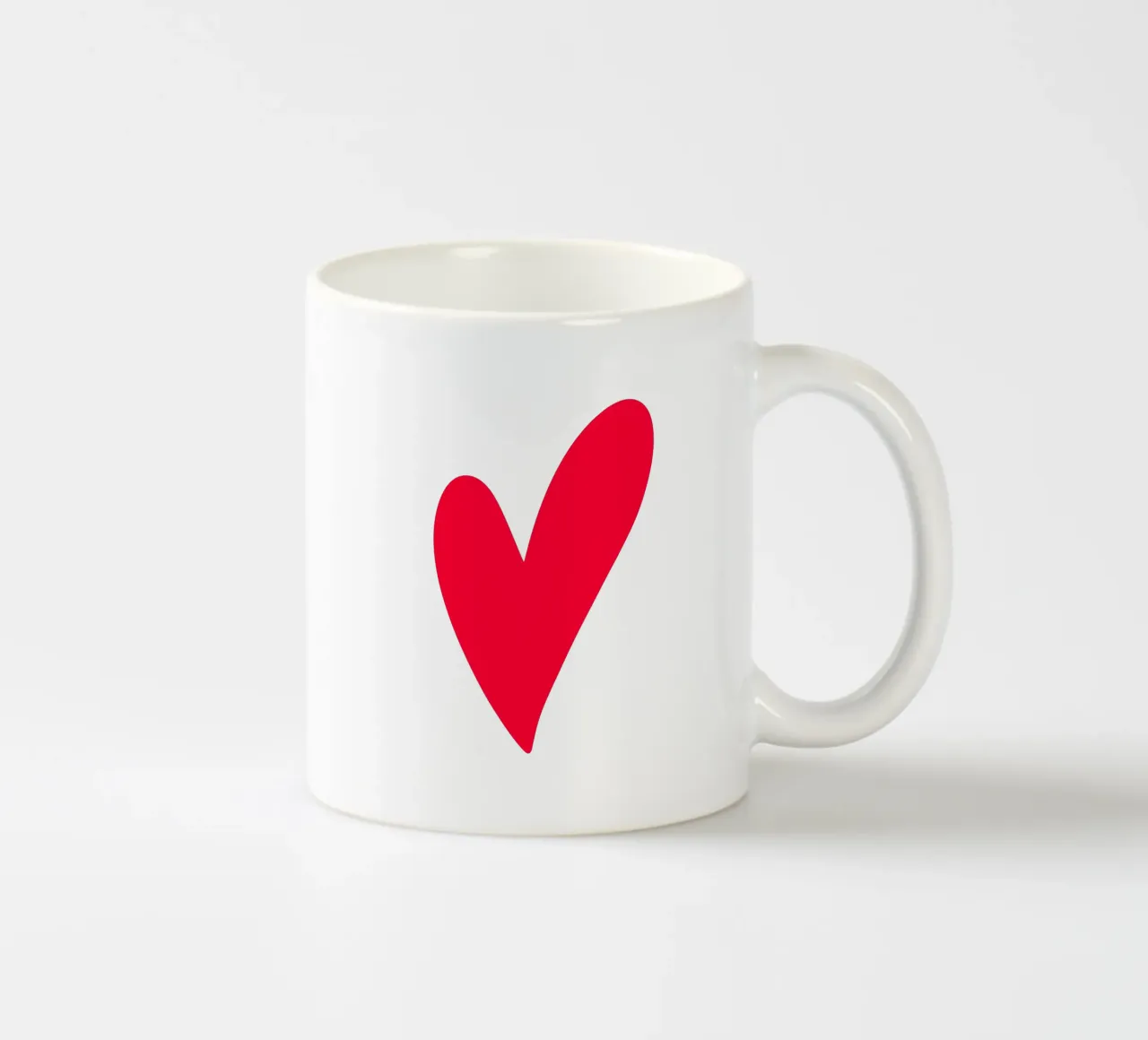 Cuore minimo tazza in ceramica da Wackapacka