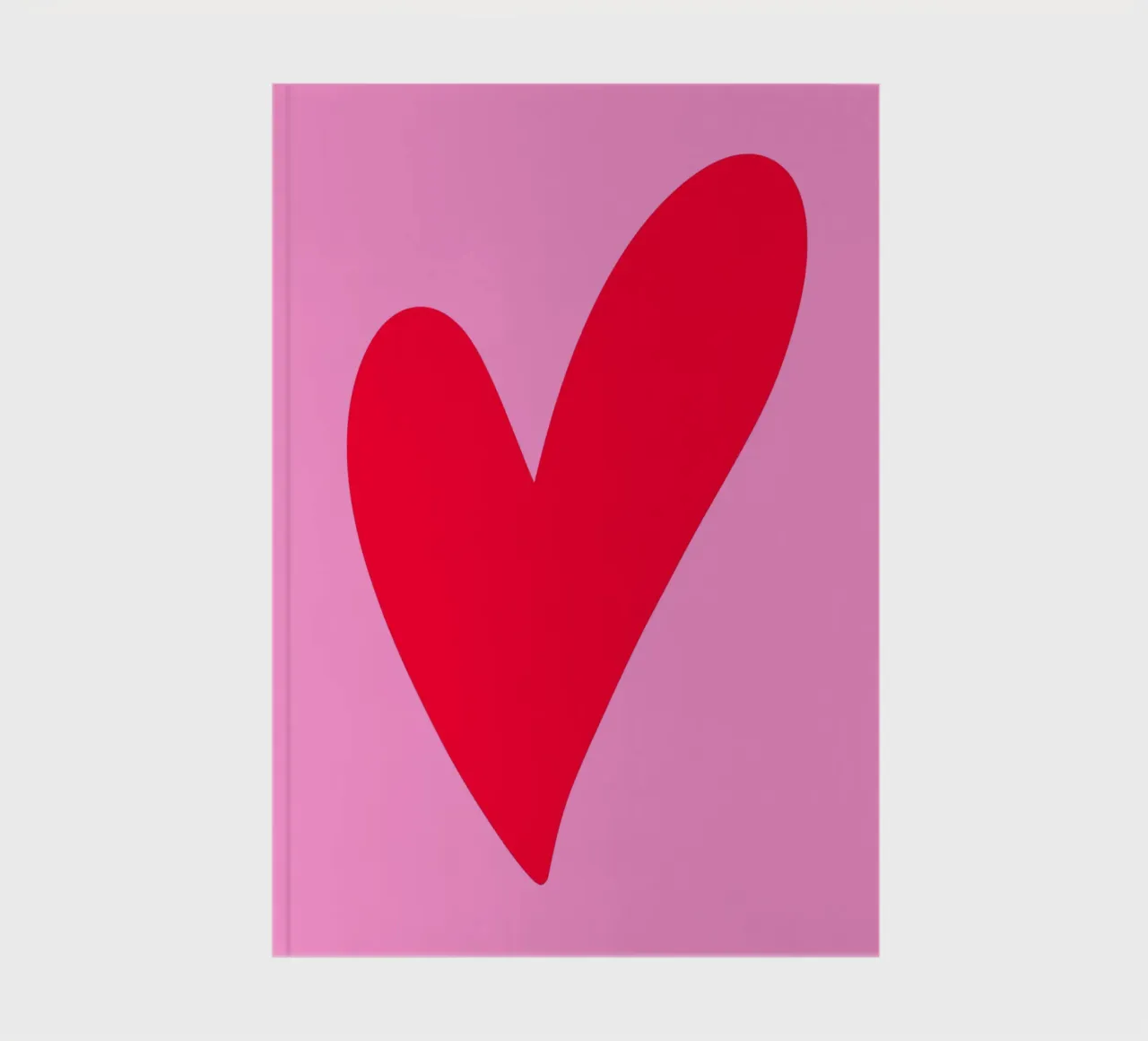 Minimal heart notebook by Wackapacka