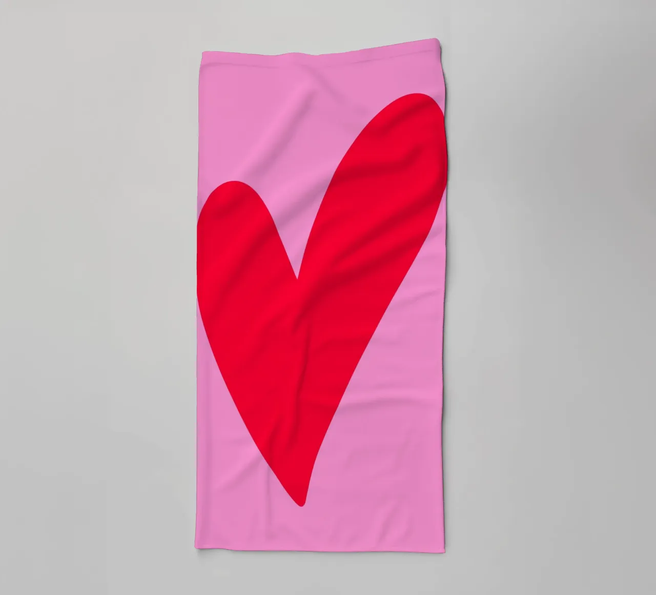 Cuore minimo asciugamano da bagno da Wackapacka