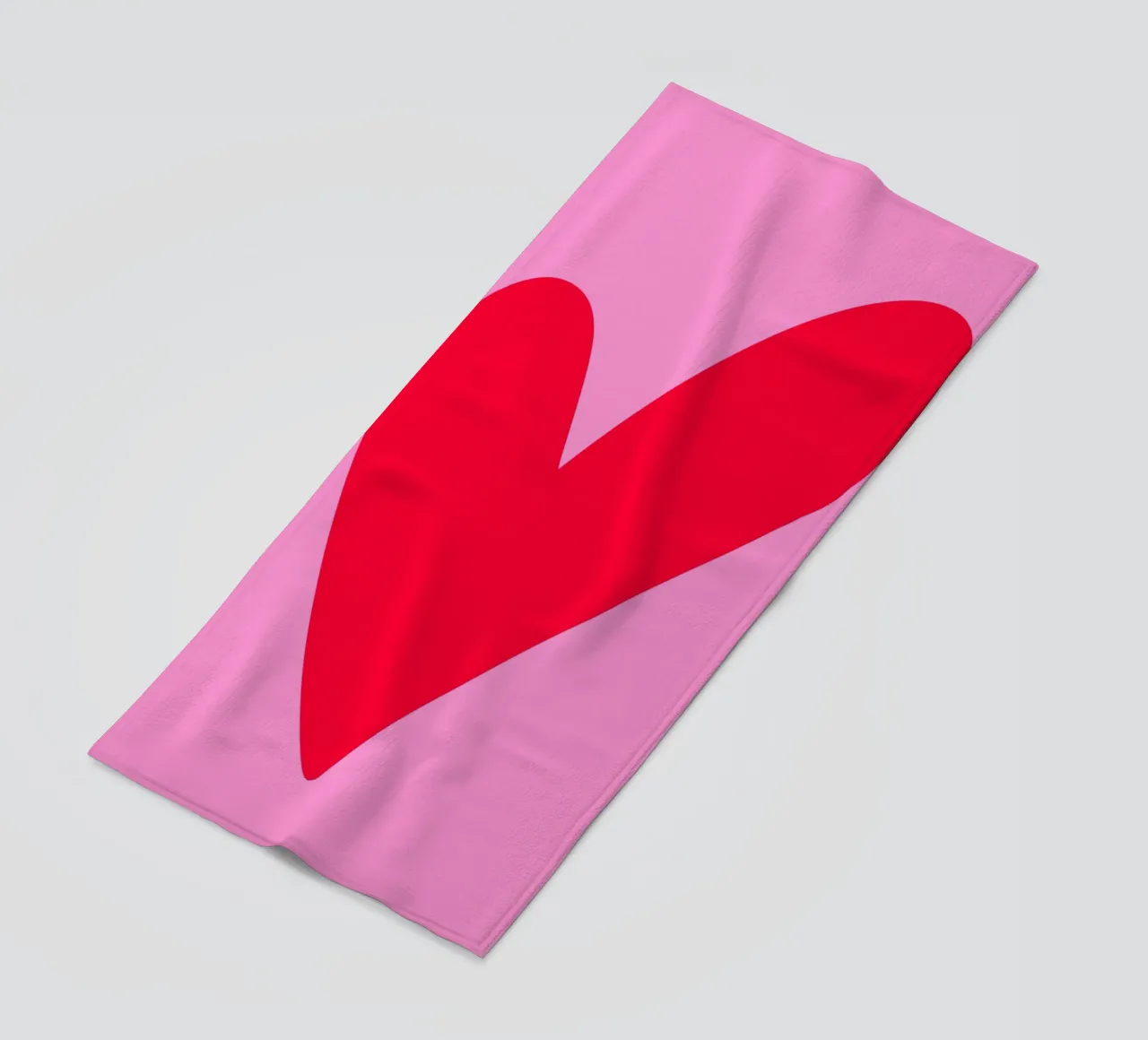 Coeur minimal serviette de plage de Wackapacka