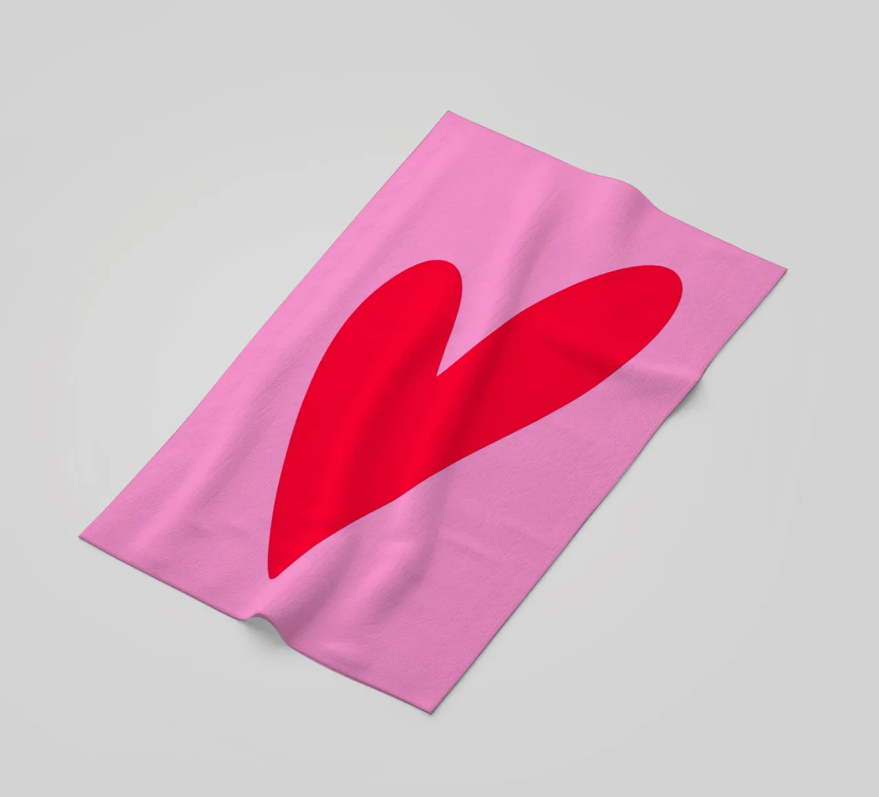 Coeur minimal serviette de plage de Wackapacka