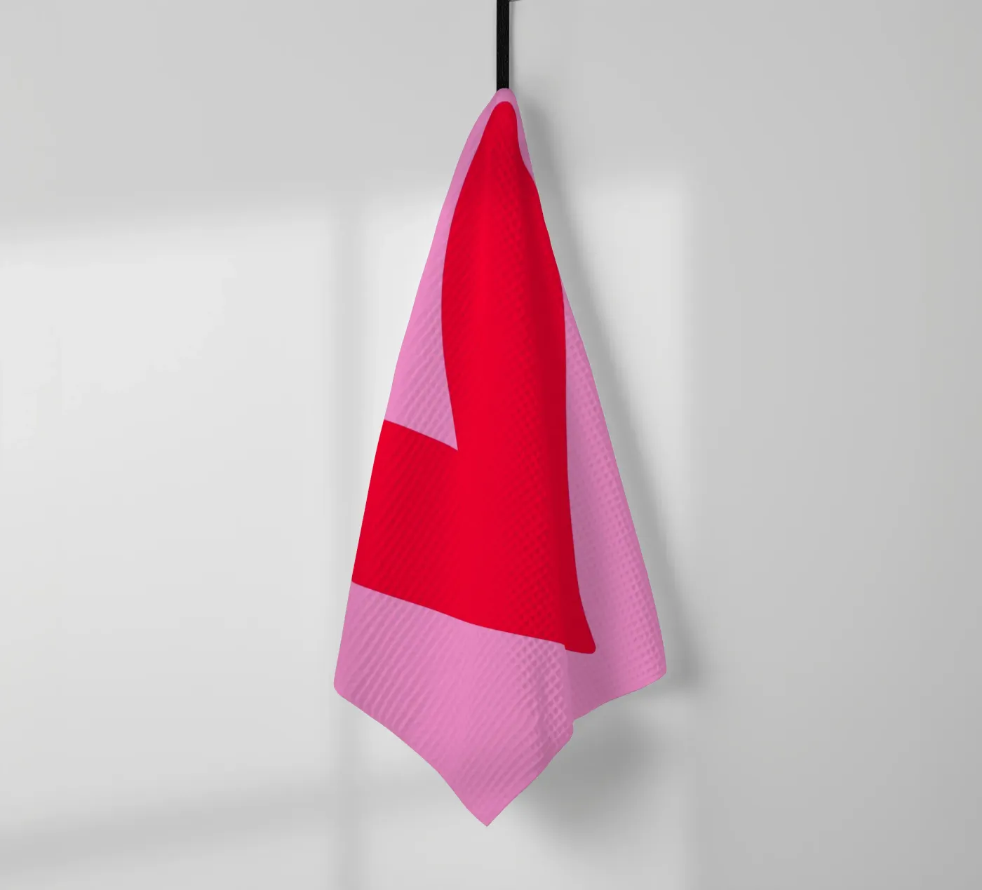 Minimal heart tea towel by Wackapacka