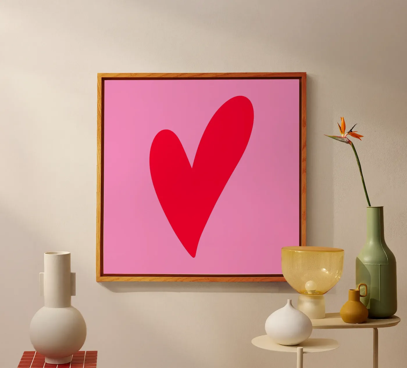 Minimal heart plexiglass da Wackapacka