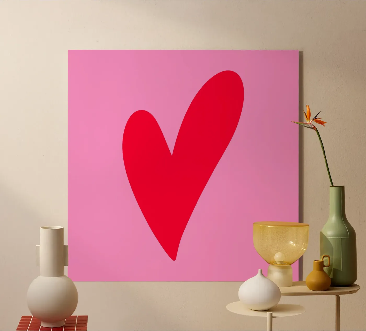 Minimal heart plexiglass da Wackapacka