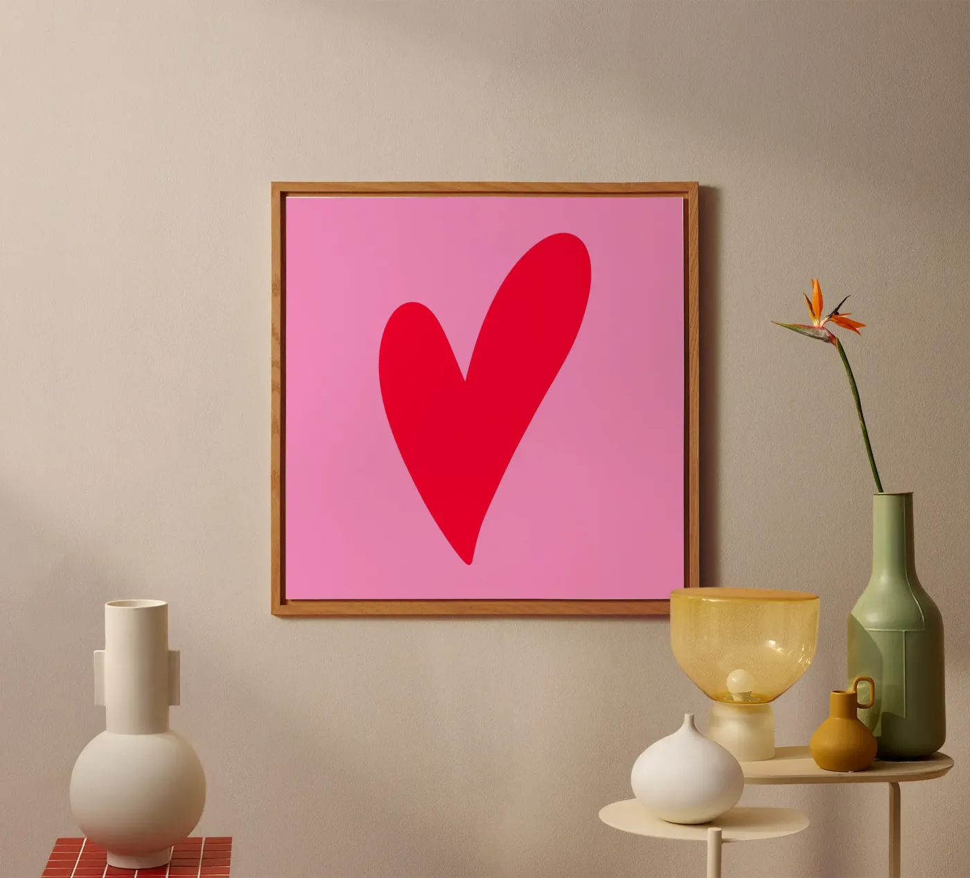 Cuore minimo alluminio dibond da Wackapacka