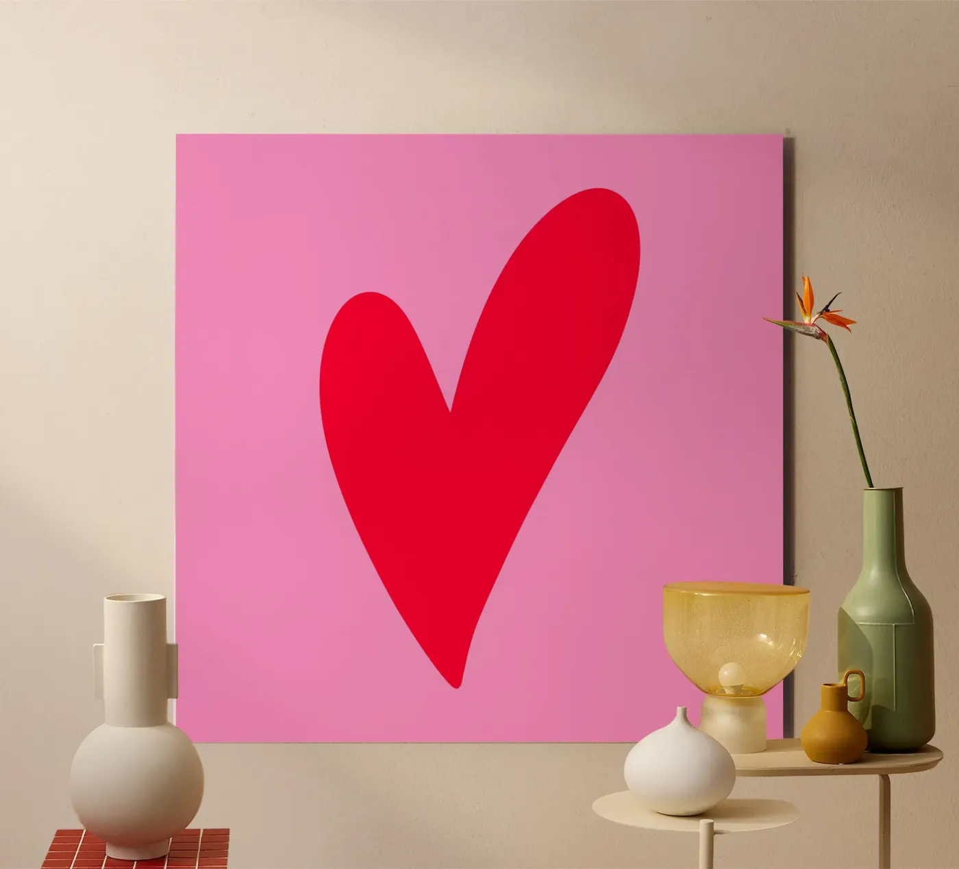 Cuore minimo alluminio dibond da Wackapacka