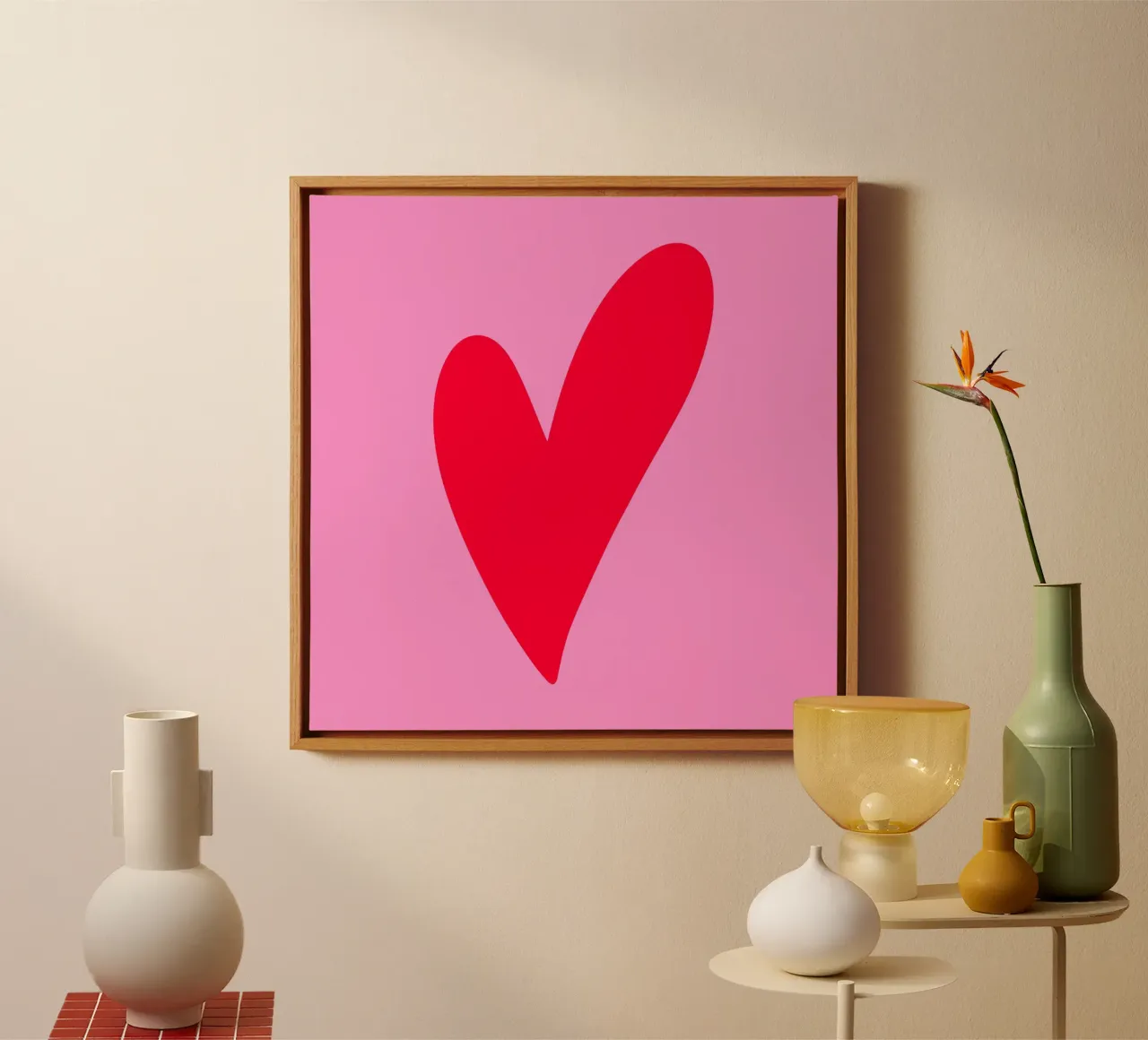 Minimal heart tela da Wackapacka