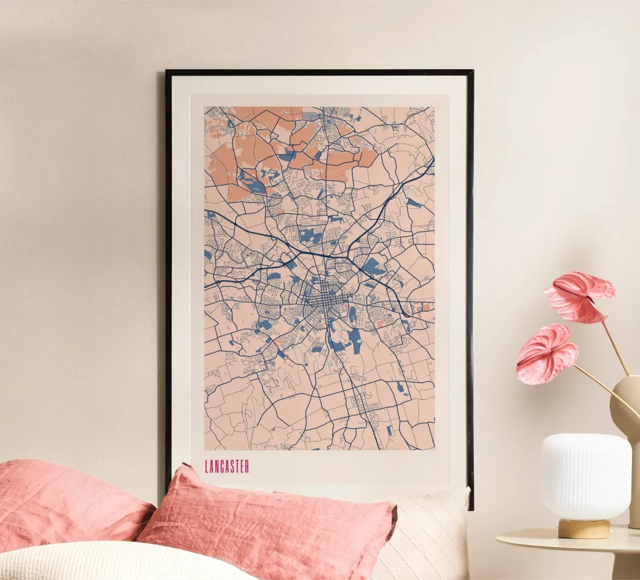 Lancaster - Pennsylvania Vibes poster da MOOODZART