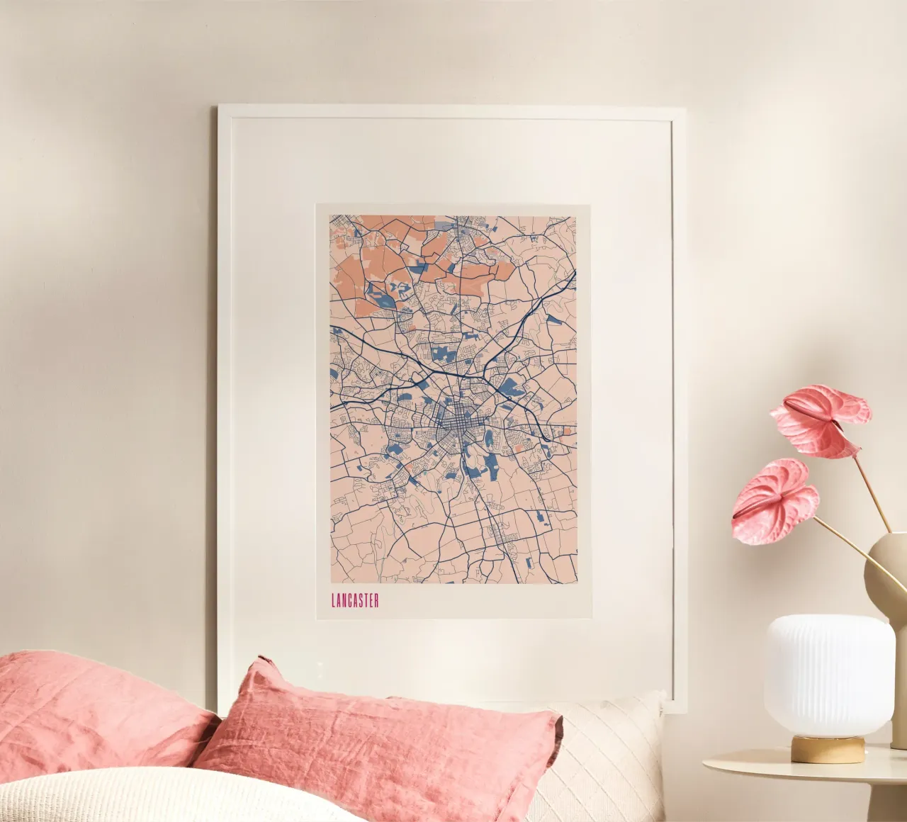 Lancaster - Pennsylvania Vibes poster da MOOODZART