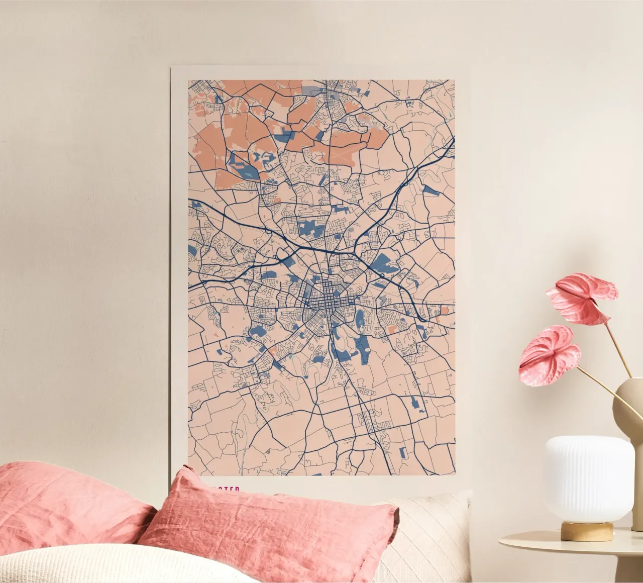 Lancaster - Pennsylvania Vibes poster da MOOODZART