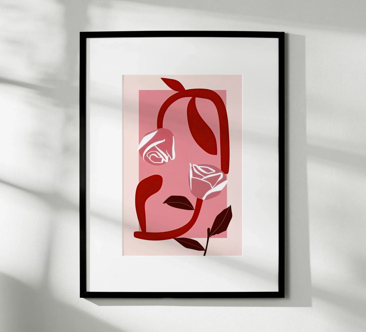 Dos rosas rojas para San Valentín poster de Autofocus