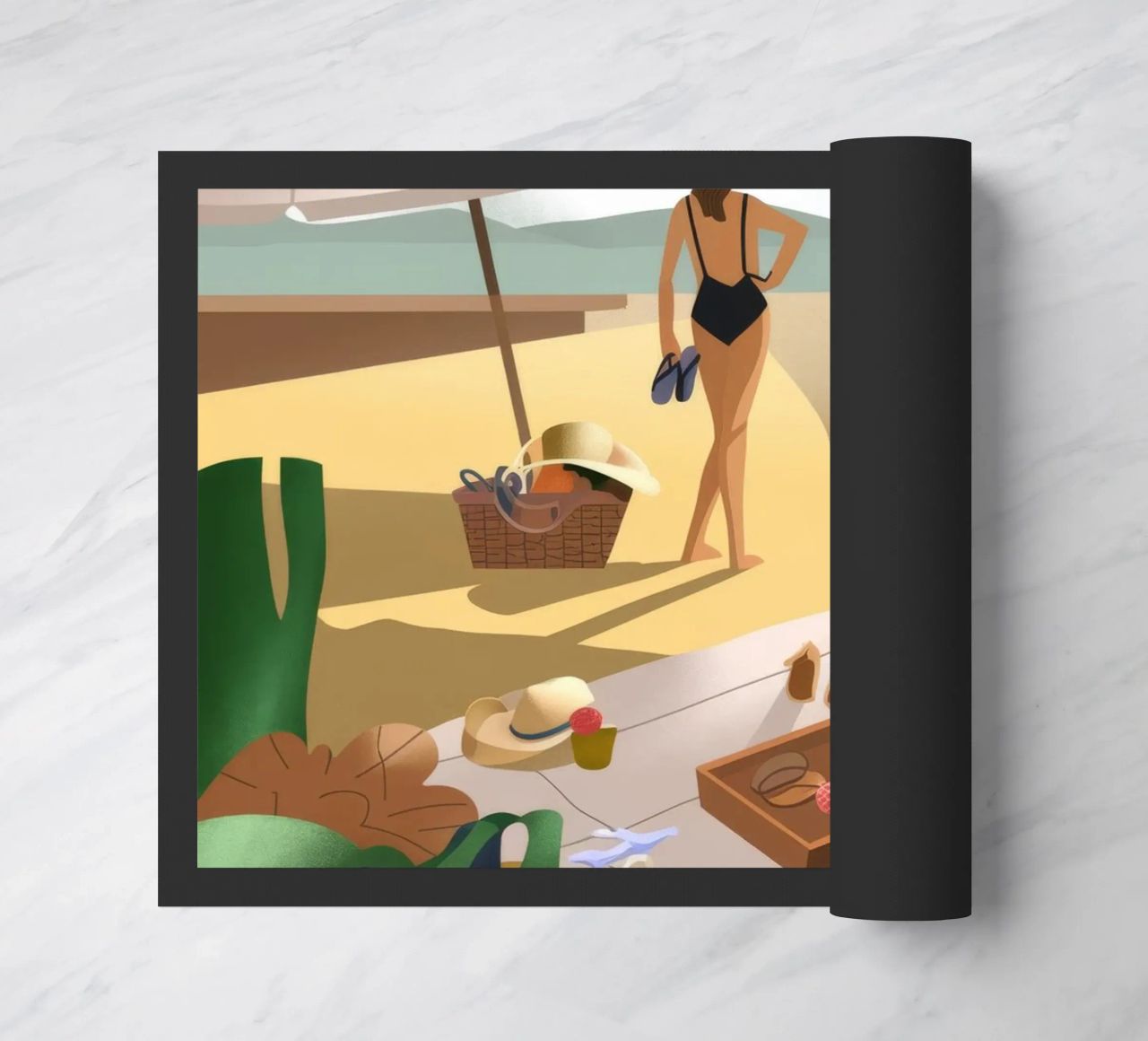 Picnic in spiaggia zerbino da Artie Shifa