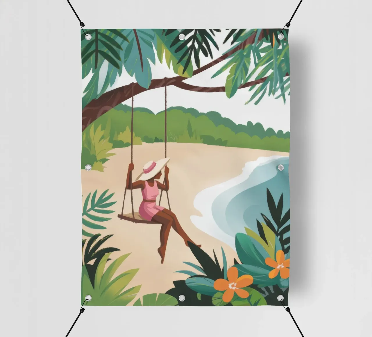 Strandschaukel PVC Plane von Artie Shifa
