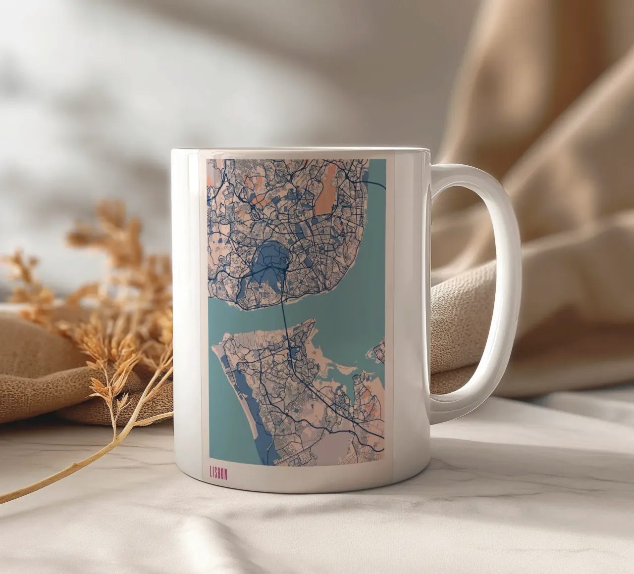 Lisbona - Alfama & Co tazza in ceramica da MOOODZART
