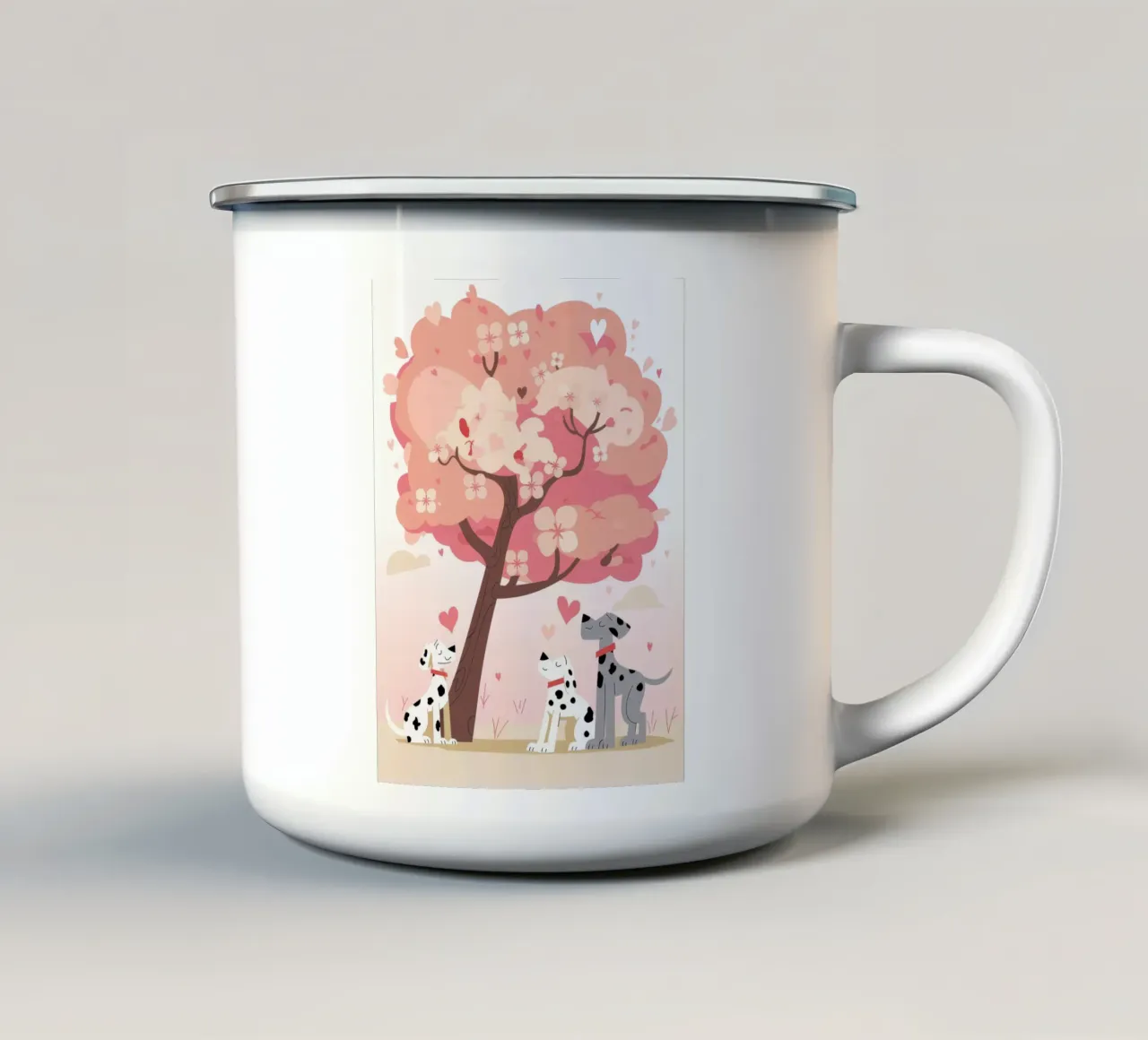 Compagni di fiore tazza in smalto da Artie Shifa